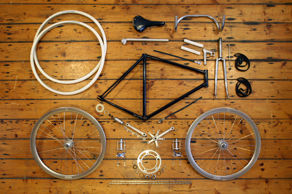 Anatomia di una bici a scatto fisso
