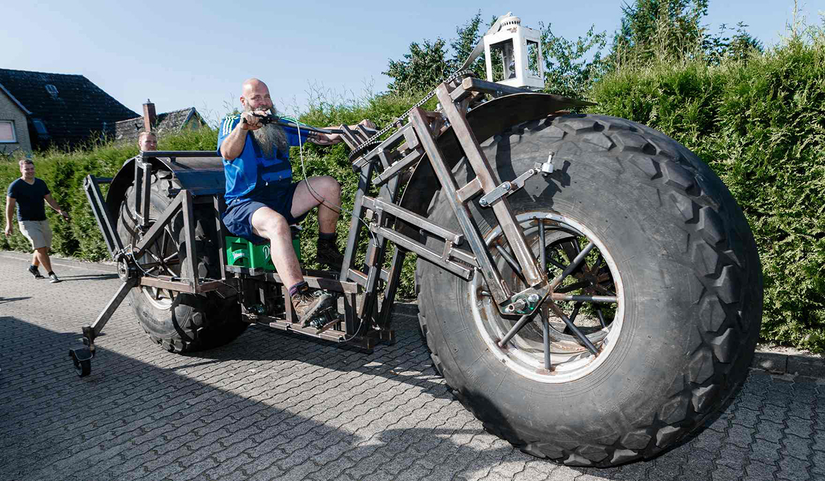 La bici dalle ruote pesantissime di Frank Dose