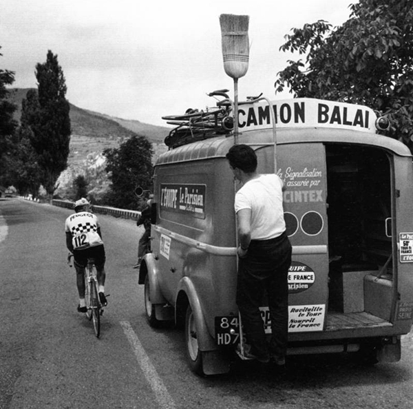Camion balai al Tour de France