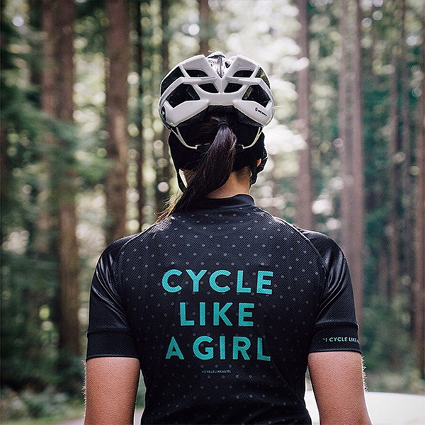 Maglietta da bici Cycle like a girl