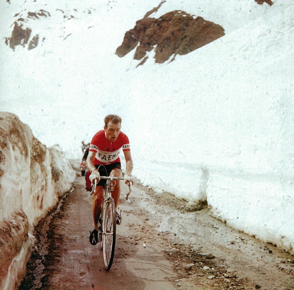 Charly Gaul sul Monte Bondone al Giro 1956