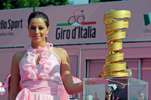 Il trofeo del Giro d'Italia