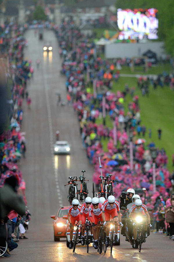 La cronometro a squadre di Belfast al Giro 2014