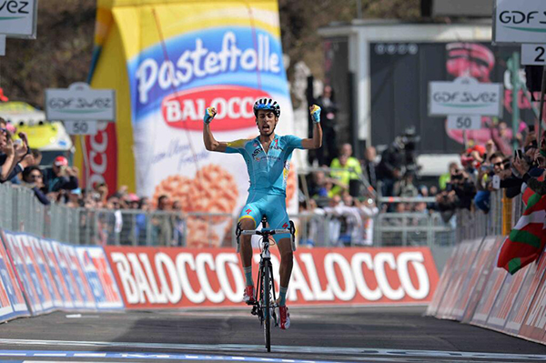 La zampata di Fabio Aru al Giro 2014