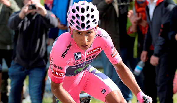 Quintana in maglia rosa al Giro d'Italia 2014