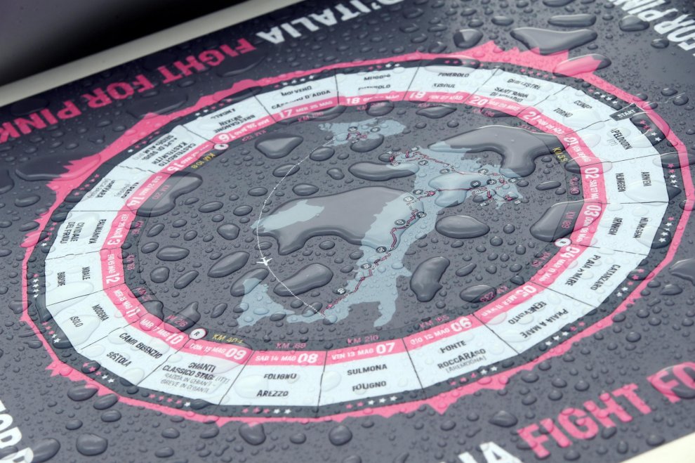 Pioggia al Giro d'Italia 2016
