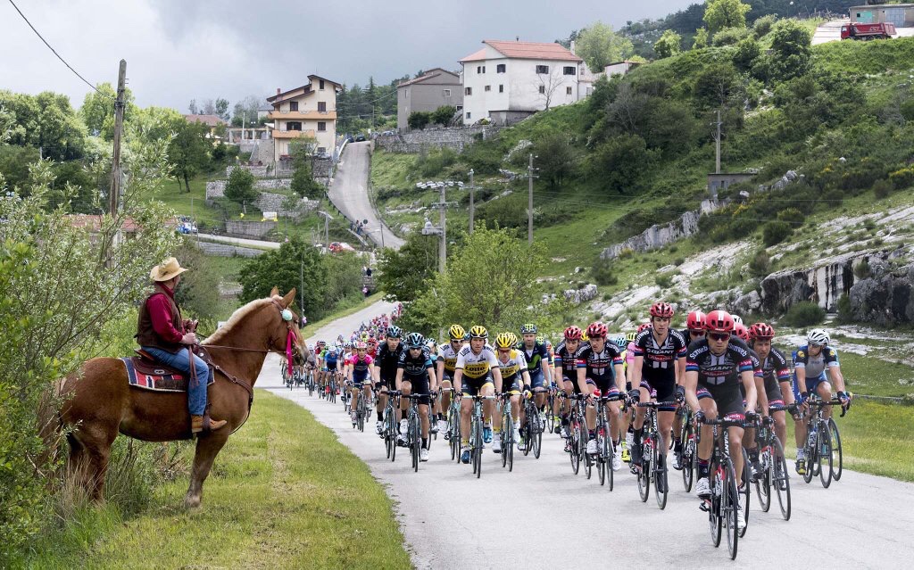 Un cowboy al Giro d'Italia 2016