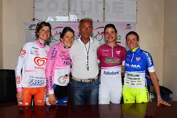 Cauz, Abbott, Vos e Guderzo al Giro Rosa 2013