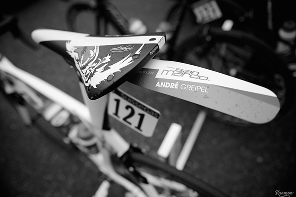 Parafango sulla bici di Greipel alla Milano-Sanremo 2014