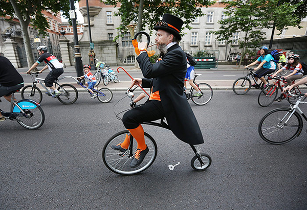 Un ciclista alla Ride London