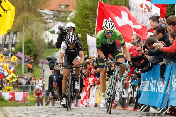 Sep Vanmarcke e Fabian Cancellara al Giro delle Fiandre 2014