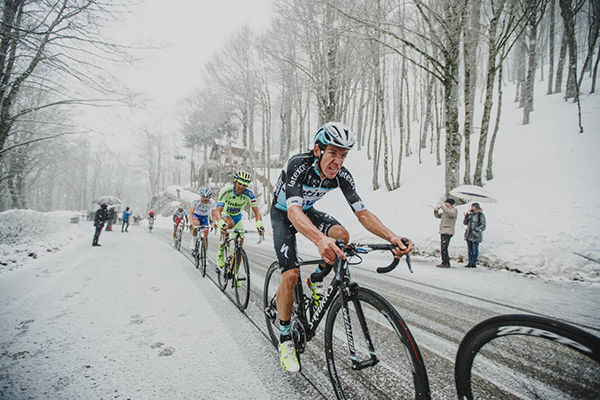 La neve alla Tirreno-Adriatico 2015