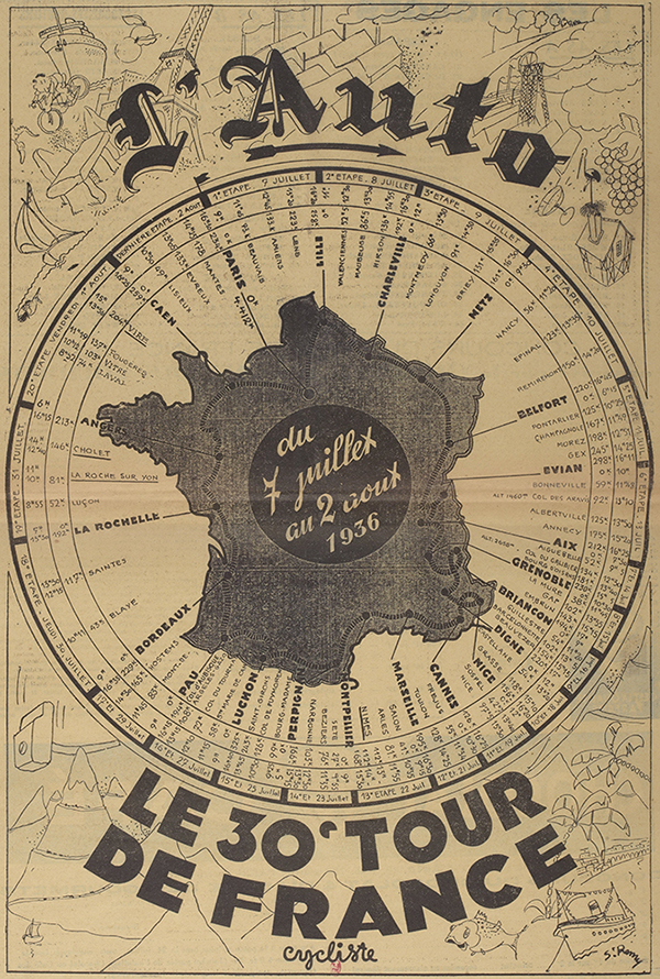 Poster Le 30° Tour de France