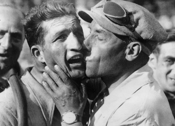 Girardengo e Bartali al Tour 1938