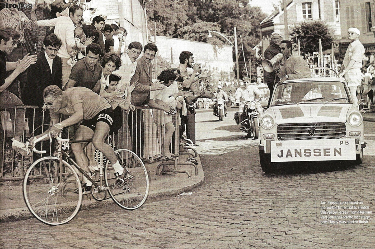 La cronometro di Jan Janssen al Tour 1968