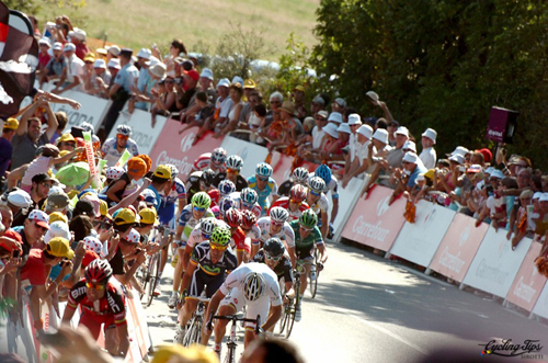 L'arrivo della prima tappa del Tour 2011