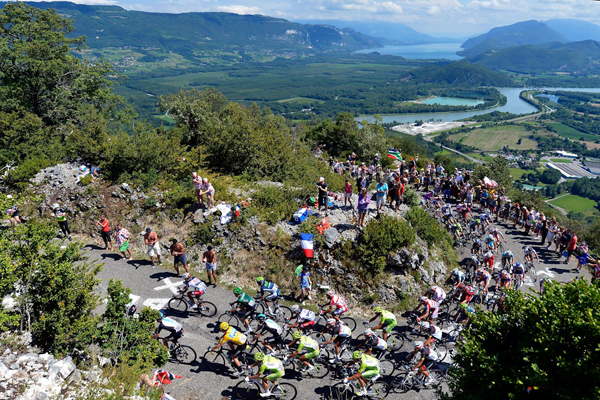 Il Col du Grand Colombier al Tour 2012
