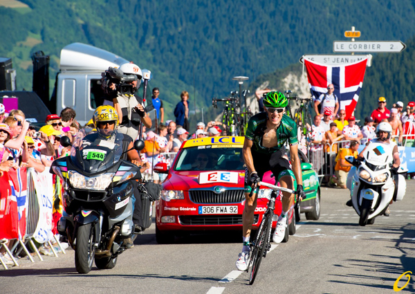 Pierre Rolland vince una tappa al Tour 2012