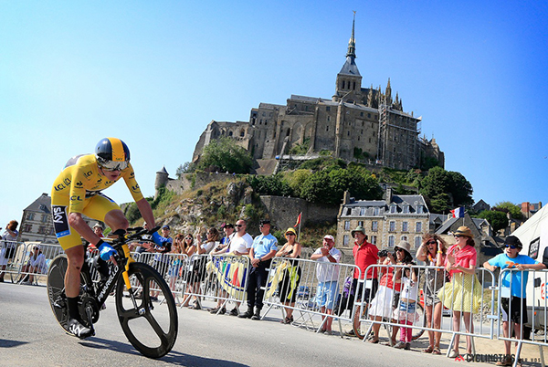 Chris Froome a cronometro al Tour 2013