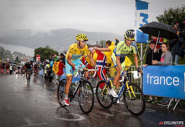Nibali e Contador al Tour de France 2014