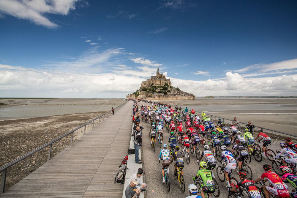 La Grande Partenza del Tour 2016 da Mont Saint-Michel