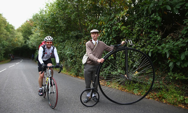 Un velocipede al Tour of Britain