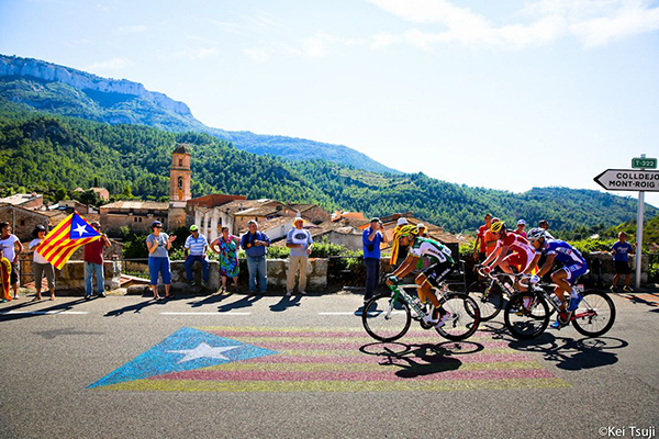 Paesaggi catalani alla Vuelta 2013