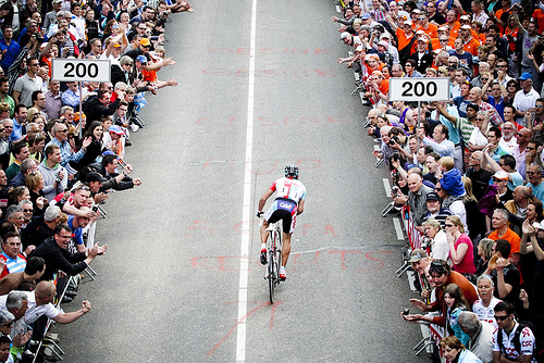 Philippe Gilbert verso la vittoria della Amstel Gold Race 2011
