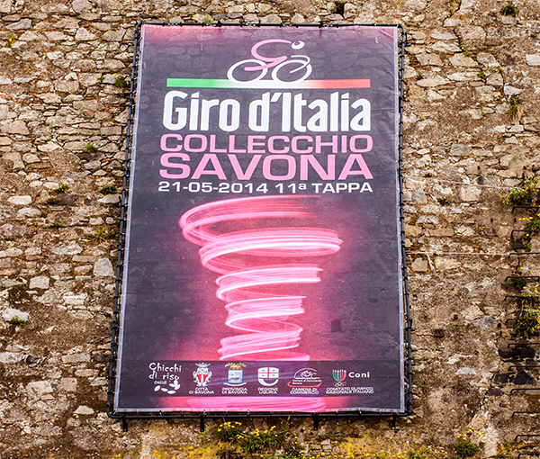Manifesto del Giro 2014 a Savona