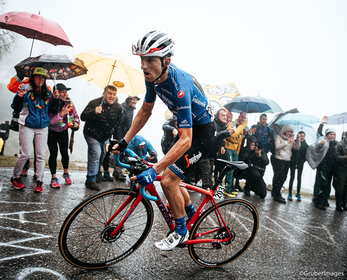 Giulio Ciccone affronta il Mortirolo al Giro 2019