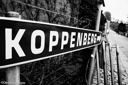 Cartello stradale di Koppenberg