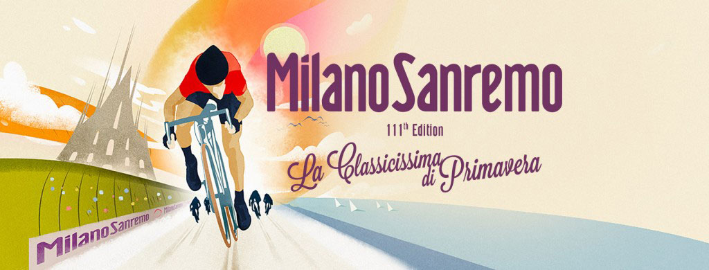 Locandina della Milano-Sanremo 2020